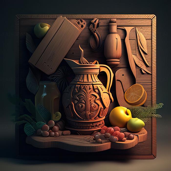 نموذج ثلاثي الأبعاد لآلة CNC ألعاب لعبة st Still Life 2